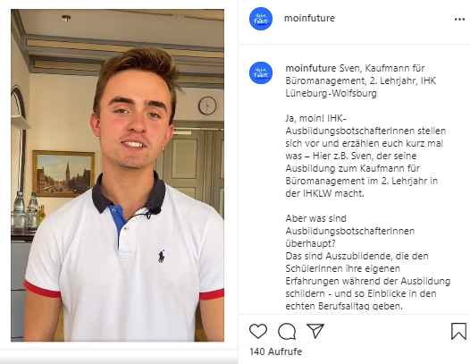 Moin Future Anleitung Botschafterfilme IHK Ausbildungsbotschafter*innen Karrierebotschafter*innen ja moin