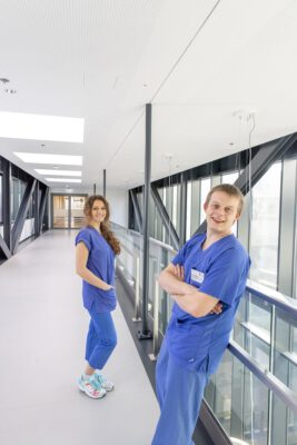 Niklas und Marie Charlotte im Klinikum Lüneburg