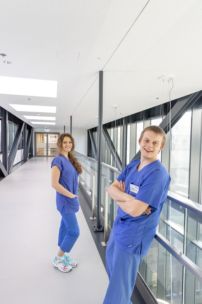 Niklas und Marie Charlotte im Klinikum Lüneburg