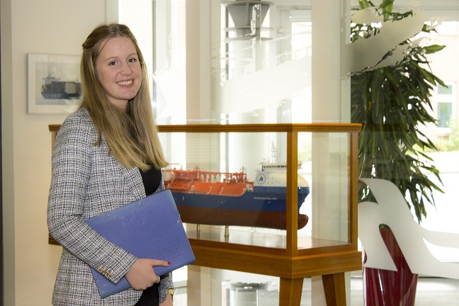 Rebekka Hildbrands Ausbildung Schifffahrtskauffrau in Leer